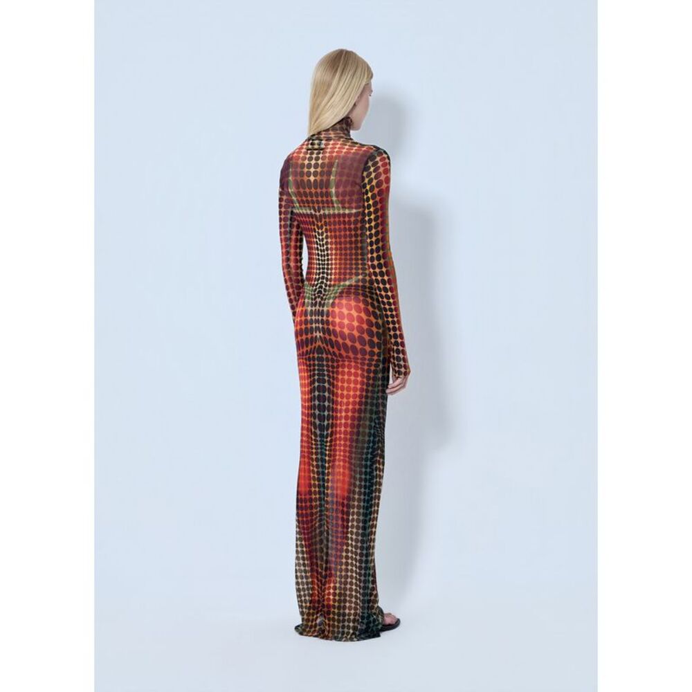 Jean Paul Gaultier Women Re-Edition Long Dress High Neck - Picture 4 of 6